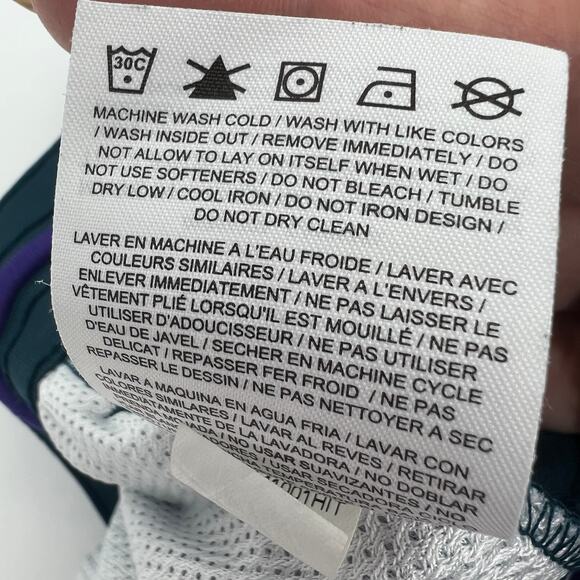 Nike Mens Color Block Basketball Shorts Drawstring Waist Size S - Picture 9 of 9